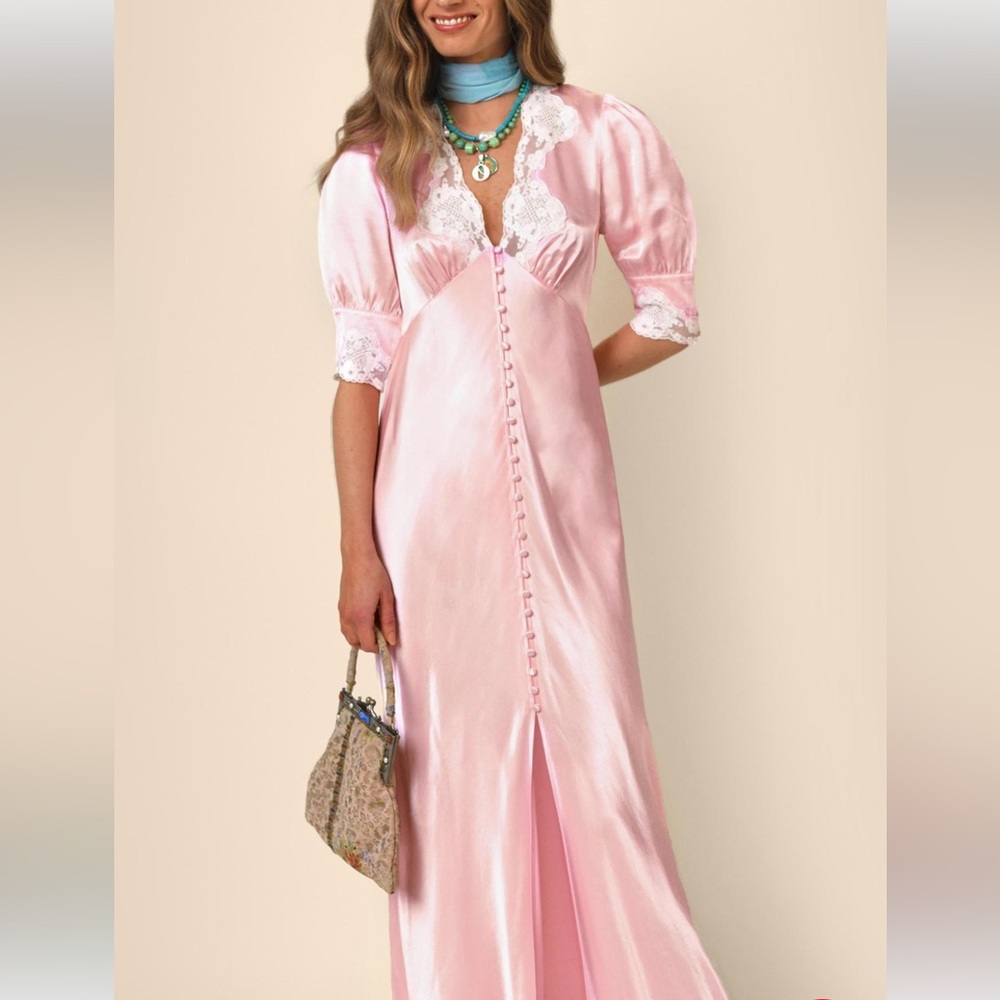 RIXO Simone Long Dress